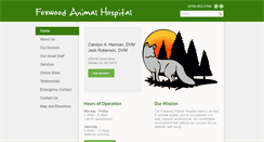 Desktop Screenshot of foxwoodanimalhospital.com
